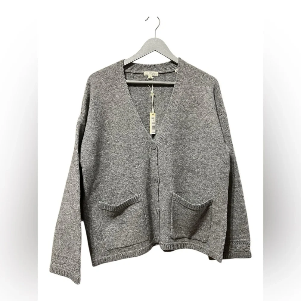 Max Studio Gray Cardigan – Small